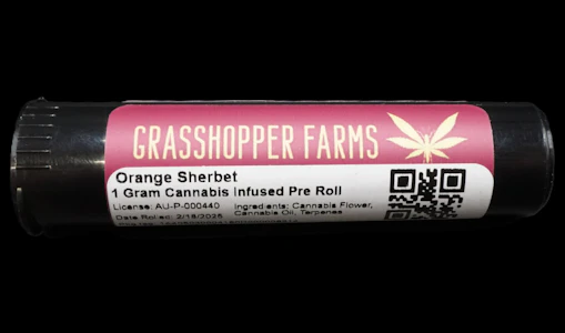 Grasshopper Farms - Orange Sherbet (Infused Pre Roll)
