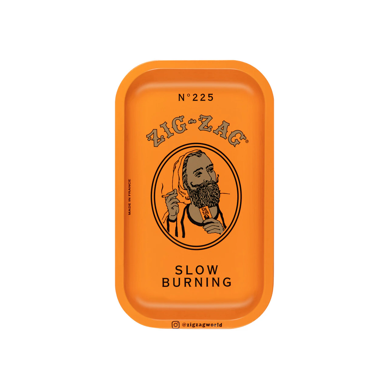 Luv Buds - Zig Zag | Small Rolling Tray | Orange Main Image