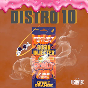 Rocket Stick Orbit Orange Rosin Injected Donut 1.2g