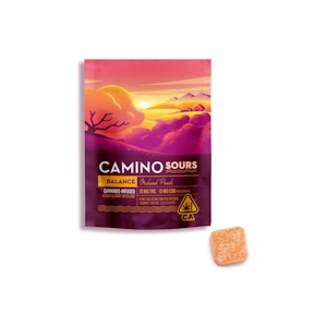 KIVA - Orchard Peach Balance 1:1 (H) | Camino Sours Gummies 1pk 10mg