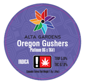 Oregon Gushers, Cured Resin