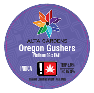 ALTA GARDENS - Oregon Gushers, Cured Resin