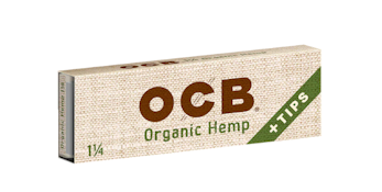 Organic Hemp 1 1/4" Rolling Papers + Tips 