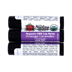 The Healing Rose - The Healing Rose | Orange Lavender Lip Balm | 25mg CBD