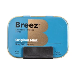 BREEZ - Original Mint Tin | 5mg 20pk THC MInts | Breez