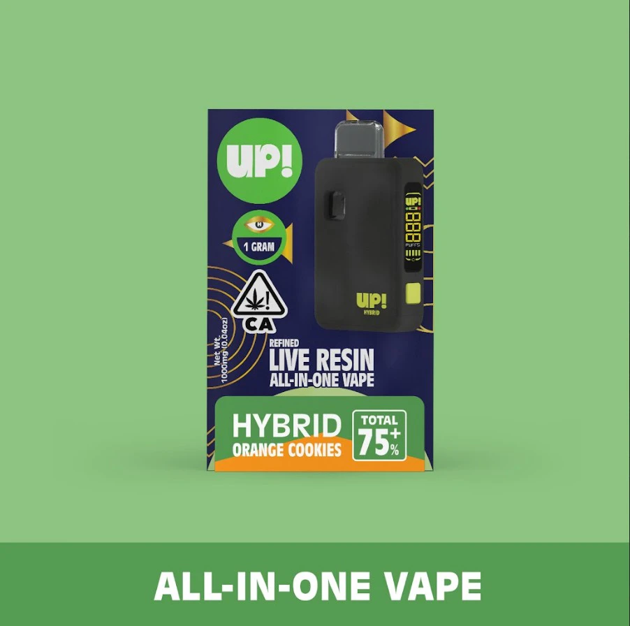 UP! - UP! Orange Cookies 1g Live Resin AIO V2 (H) Main Image