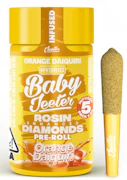 JEETER: Orange Daiquiri Liquid Diamonds Infused Baby Jeeter .5g Pre-Rolls 5pk/2.5g (H)