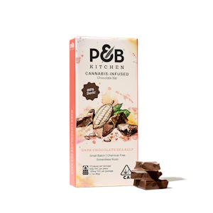 PAPA & BARKLEY - Sea Salt Dark Chocolate Bar - 100mg - Papa & Barkley Kitchen