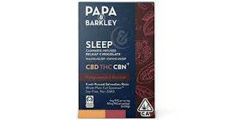 Papa & Barkley - Sleep Releaf Dark Chocolate Bar - Pomegranate 80mg