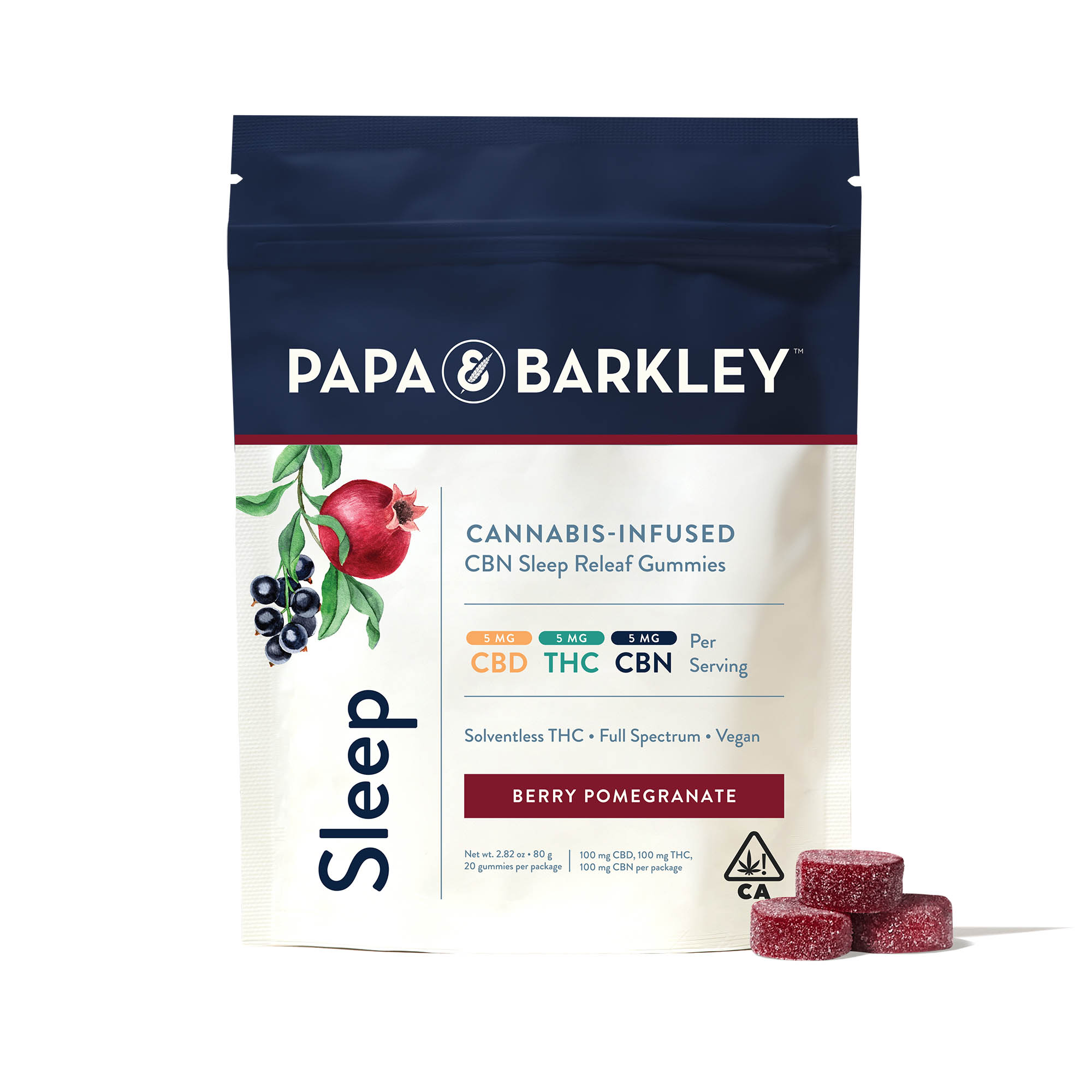 Papa & Barkley | Sleep | Berry Pomegranate | Gummies