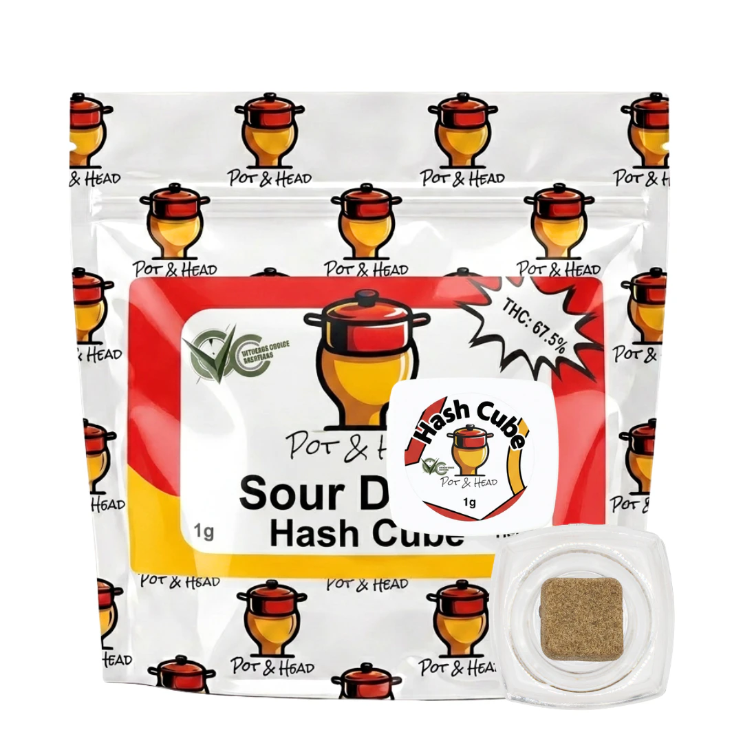 Pot & Head - Pot & Head | Sour Diesel | Hash Cube | 1g Main Image