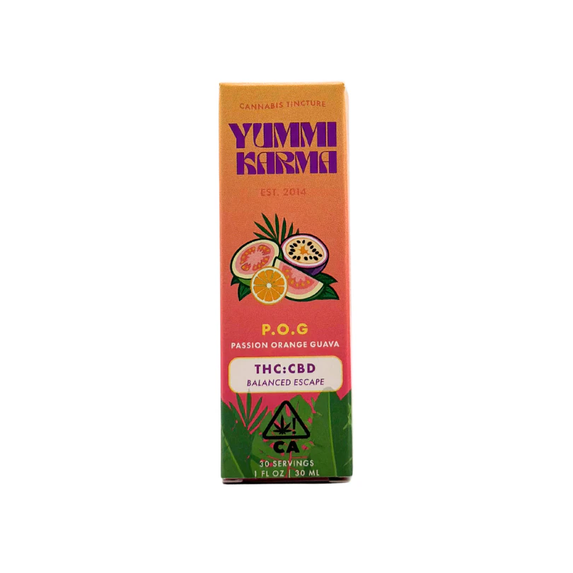 Yummi Karma - Yummi Karma - P.O.G. 1:1 - THC/CBD - Tincture - 500mg - 30ml Main Image