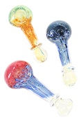 3.5" STRIPED FRIT GLASS PIPE