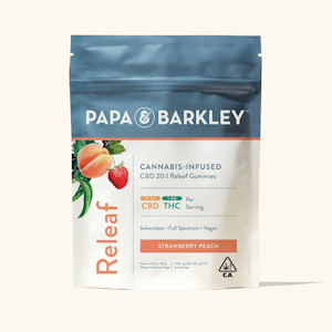 PAPA & BARKLEY - P&B | STRAWBERRY PEACH 20:1 THC/CBD - 20PK | EDIBLE