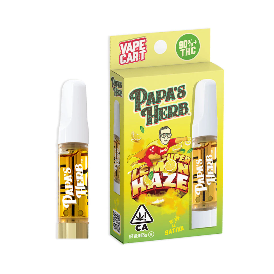 Papa's Herb - PAPAS HERB | SUPER LEMON HAZE - 510 THREAD | CARTRIDGE | 1G Main Image