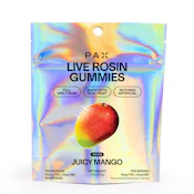 PAX | Juicy Mango (I) | Live Rosin Gummies | 100mg