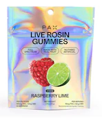 RASPBERRY LIME LIVE ROSIN GUMMIES - PAX - 100mg