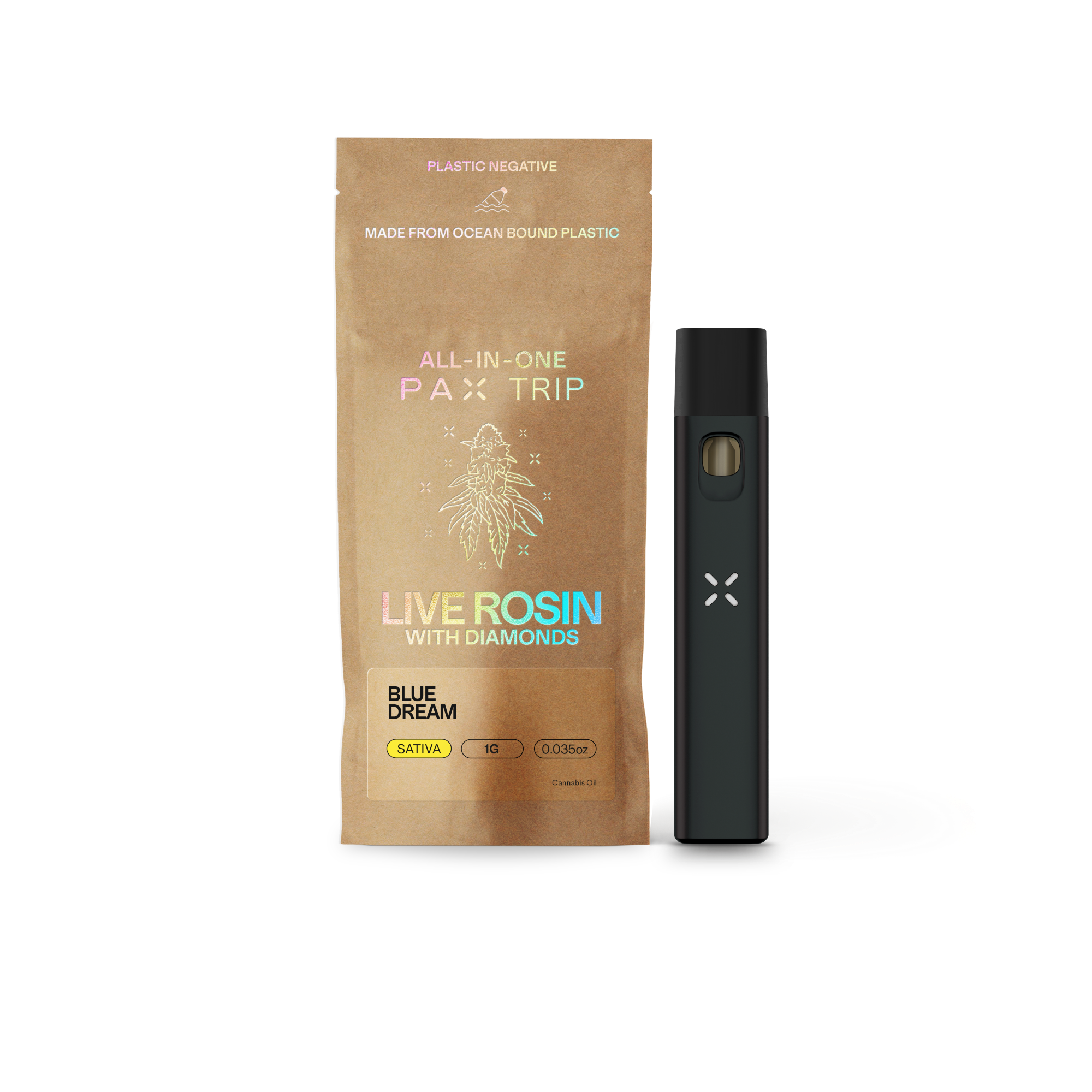 Trip | Blue Dream (Live Rosin with Diamonds) AIO - 1g - Vape