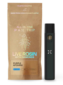 PAX - PAX- Purple Afghani -Live Rosin 1g AIO