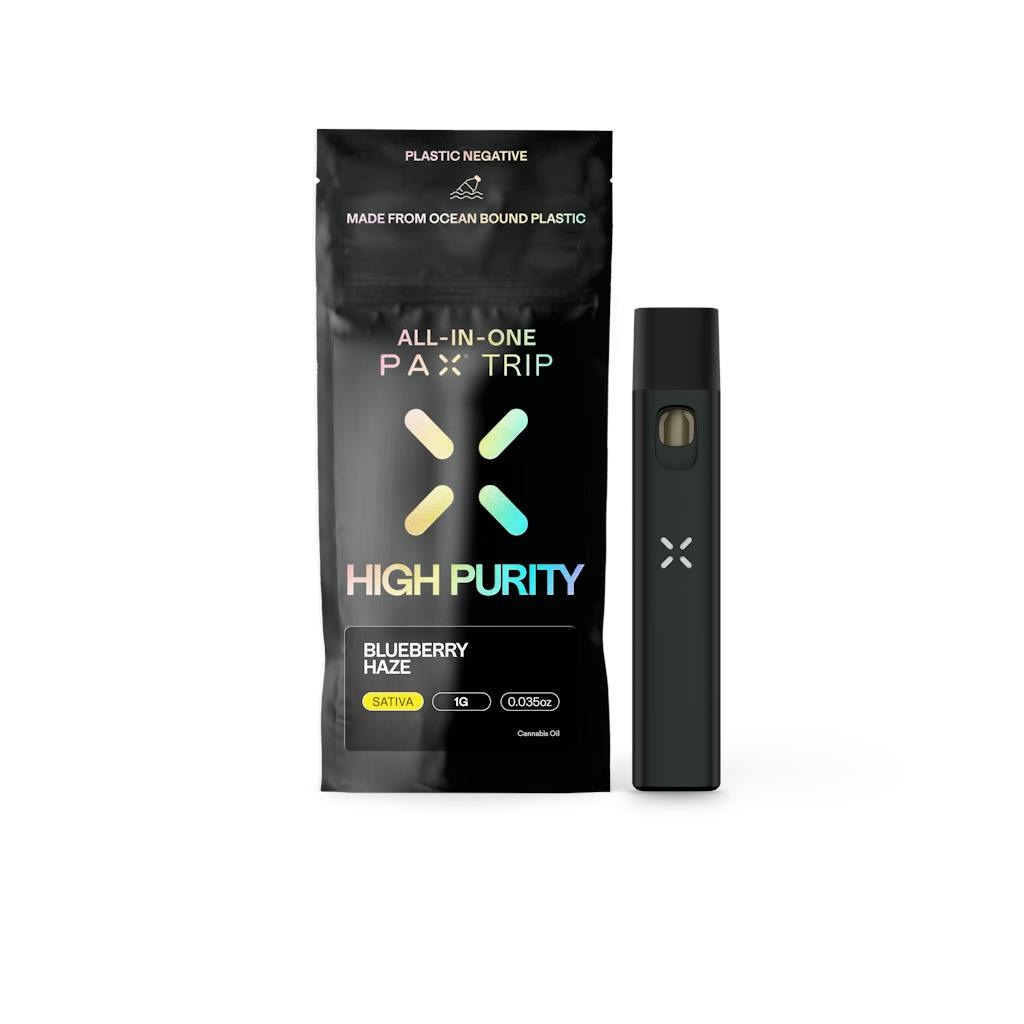 PAX Trip Blueberry Haze High Purity All-In-One Vape 1.0g