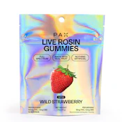 PAX | Wild Strawberry (S) | Live Rosin Gummies | 100mg