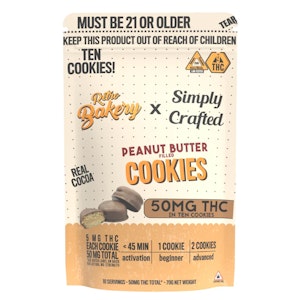Retro Bakery - Peanut Butter Filled Cookies 5mg THC - 10 count