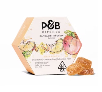 P&B Kitchen - Sour Peach | Gummies | P&B Kitchen 