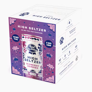 Pabst Labs - Pabst Blue Ribbon - 15mg 4pk Seltzer - Midnight Berries