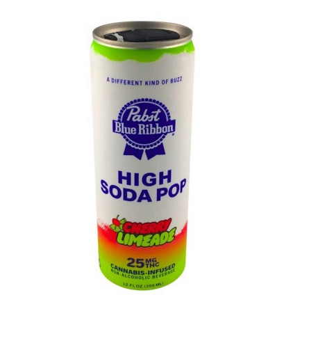 PBR | Cherry Limeade | Single High Soda Pop Can | 25mg -