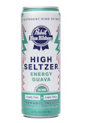 Pabst Blue Ribbon | Daytime Guava | High Seltzer Single | 10mg THC : 5mg THCV