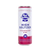 PABST Blue Ribbon Strawberry Kiwi Cannabis Infused High Seltzer 10mg