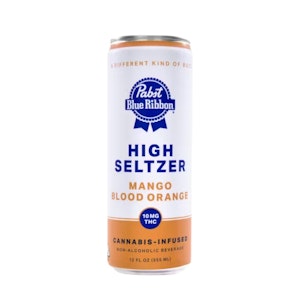 PABST LAB - HIGH MANGO BLOOD ORANGE SELTZER 10MG - PABST BLUE RIBBON