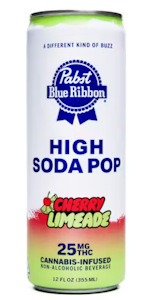 Pabst (PBR) - PBR Infused High Soda Cherry Limeade 25mg single can
