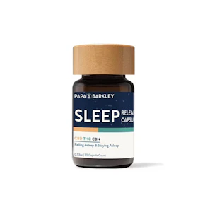 Capsules (30 caps) | Sleep CBN | Papa & Barkley