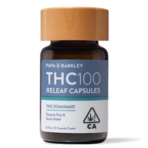 Papa & Barkley - Capsules THC 100 (10 Caps) | THC Rich |  Papa & Barkley 