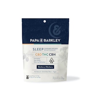 Blackberry Elderberry | Sleep CBN Gummies | Papa & Barkley