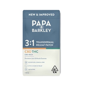 Releaf Patch 3:1 | CBD Rich | Papa & Barkley