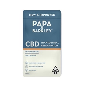 PAPA & BARKLEY - Releaf Patch CBD 30mg | CBD Rich | Papa & Barkley
