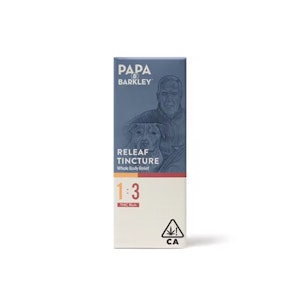 PAPA & BARKLEY - Papa & Barkley - 1:3 Releaf Tincture THC Rich 30ml 675mg