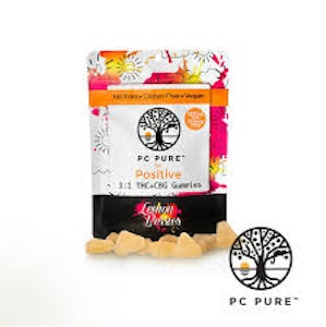 PC PURE - PC PURE - 1:1 THC/CBG LEMON BERRIES - 200MG
