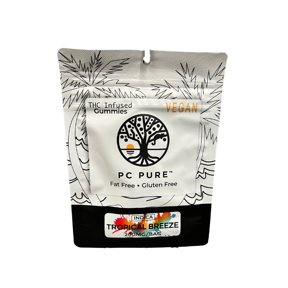 PC PURE - Tropical Breeze 200mg Gummies (10x20mg) - PC PURE Main Image