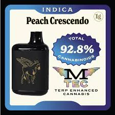 Dank Tank - Peach Crescendo Dank Tank Disposable 1g Main Image