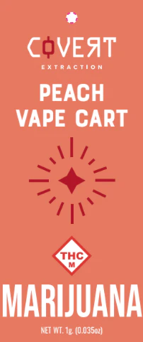Covert Extraction - COVERT EXTRACTION - PEACH 1 GRAM VAPE Main Image