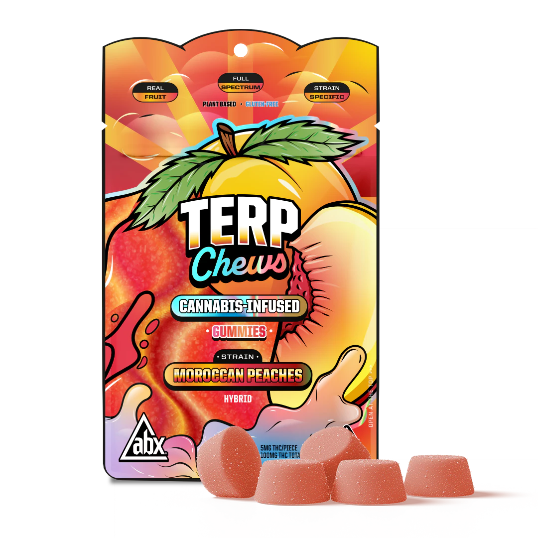 ABX - ABX | MOROCCAN PEACHES GUMMIES | EDIBLES | 100MG Main Image