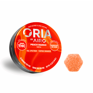 ORIA - Oria Live Rosin Gummies 100mg Peach Mango