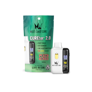 WEST COAST CURE - WCC | CUREbar | Live Resin | Peach Rings | 1g