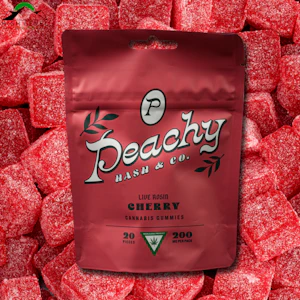 PEACHY HASH CO. - Peachy Hash Co - Rosin Gummie - Cherry - 200mg