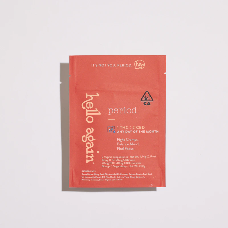 Hello Again - 2pk - Period - 1:2 (THC:CBD) - Hello Again Main Image