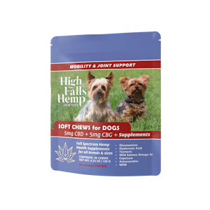 High Falls Hemp - High Falls Hemp | Soft Chews for Dogs | 1:1 CBD:CBG | 5mg