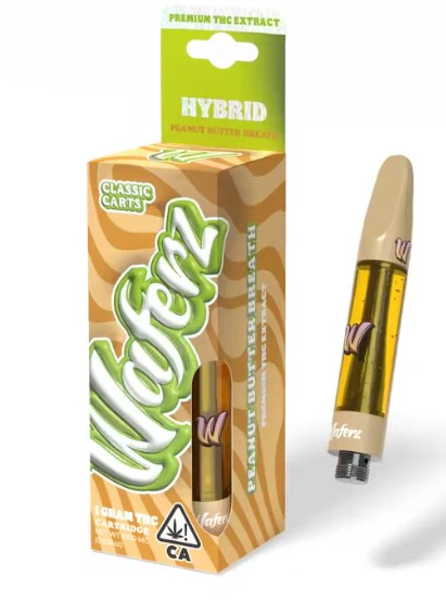 Waferz - Waferz - Peanut Butter Breath - 1g Classic Vape Cart Main Image